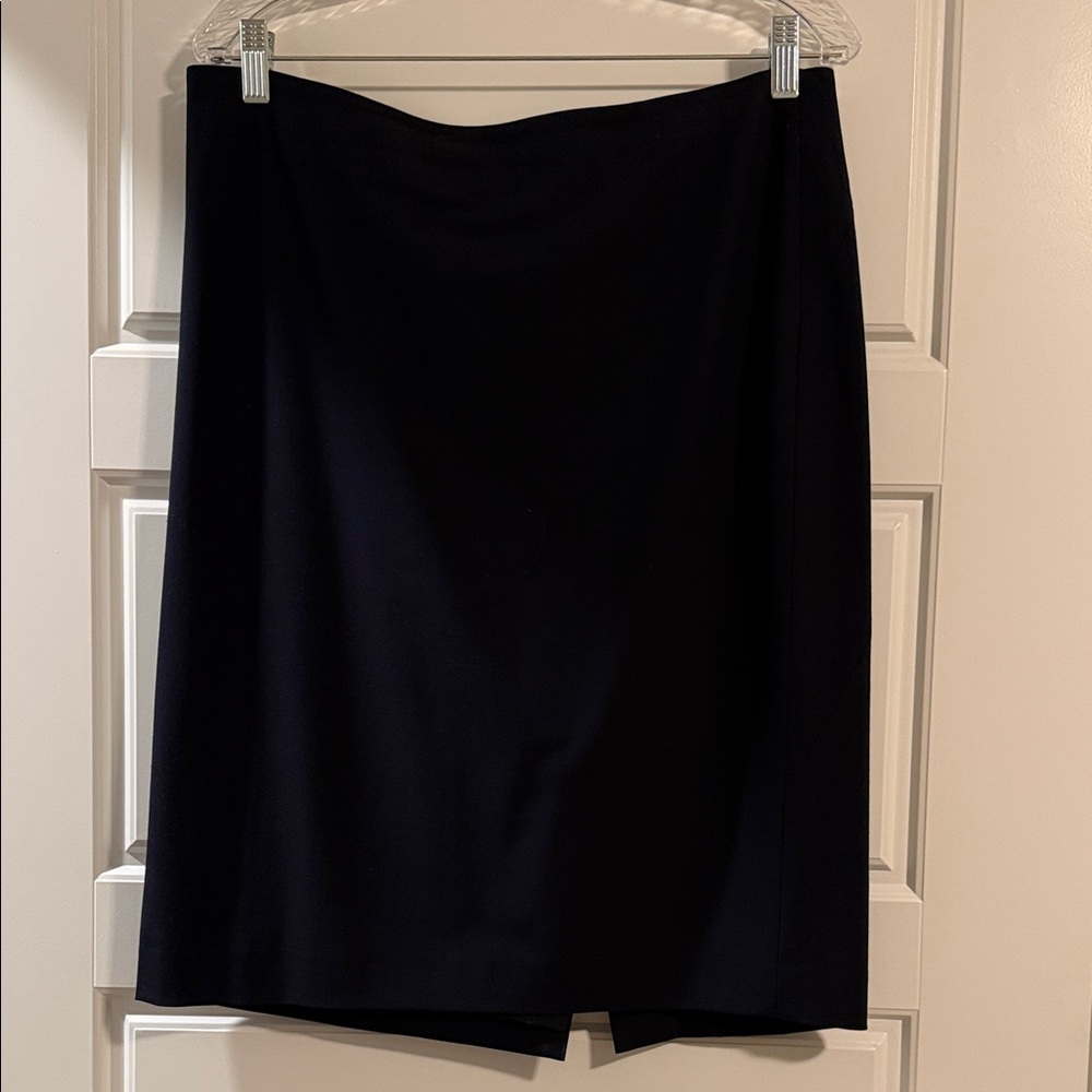Ann Taylor Elegant Navy Pencil Skirt